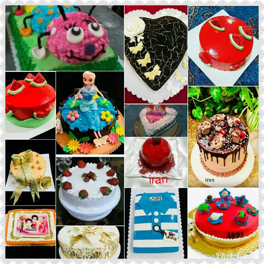 عکس تعدادی از کیک ها