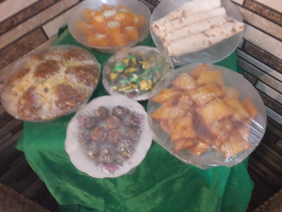 سفره حضرت ام البنین سلام الله علیه