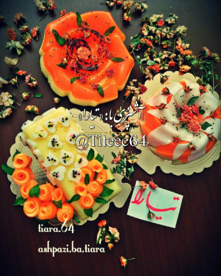 عکس باز هم ژله سوپرایز سفارش مشتری گل