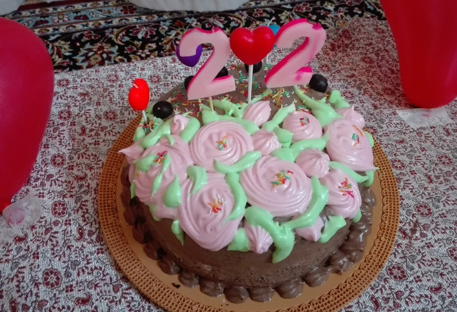 کیک تولد زن داداشم