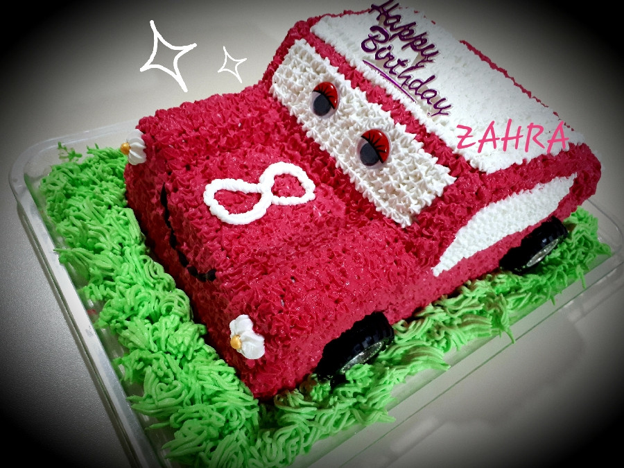 عکس کیک ماشین خودم پز برای تولد گل پسرم پرهام جون
