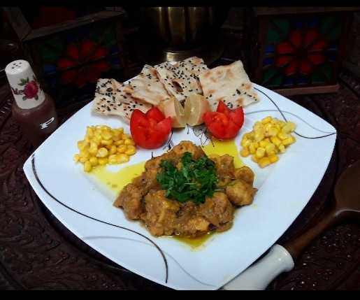 عکس خورش مرغ کاری