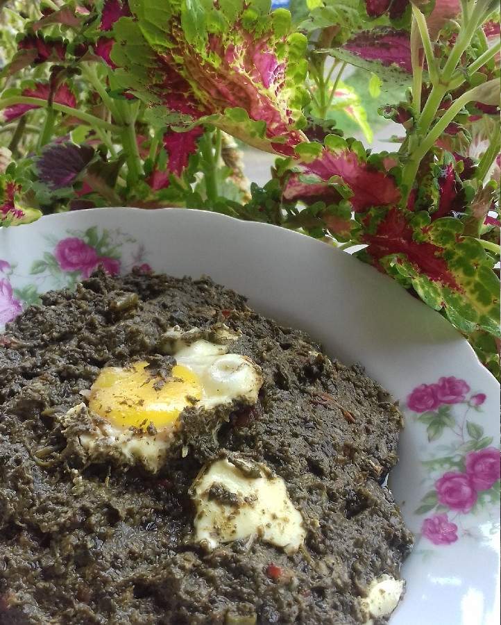 عکس اشکنه تره (چواش تره)دیروز سمیه جان درست کرد