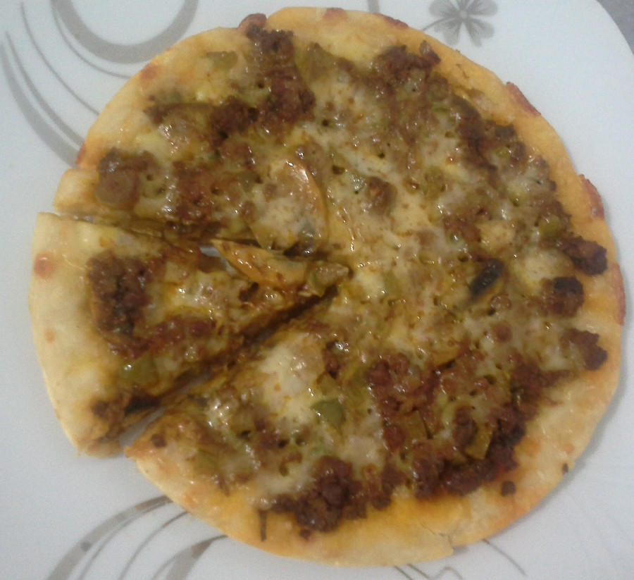 پیتزای بدون فر