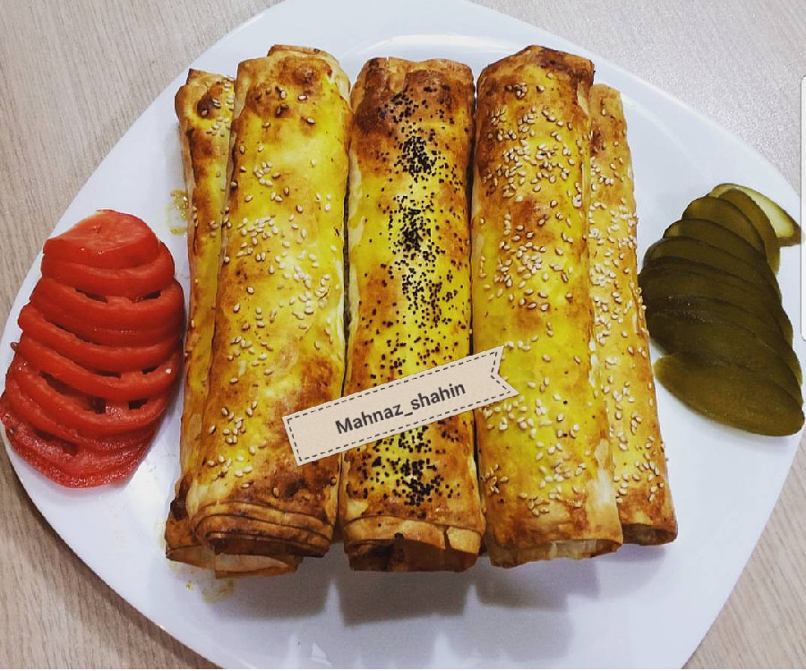 عکس بورک گوشت و قارچ