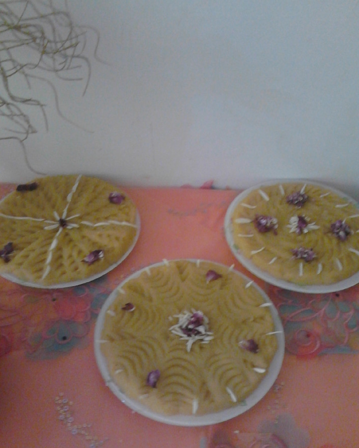 عکس حلوای شیر خوشمزه