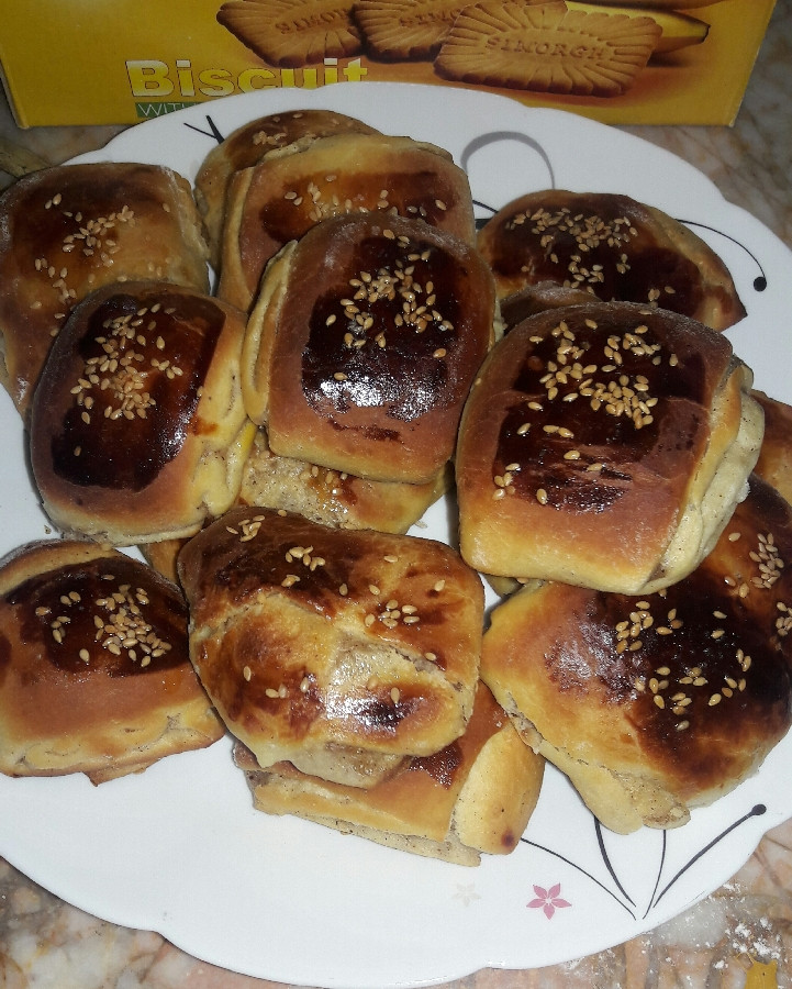 شیرینی دانمارکی یا گل محمدی طبق دستور زینب سادات ۱ عزیز