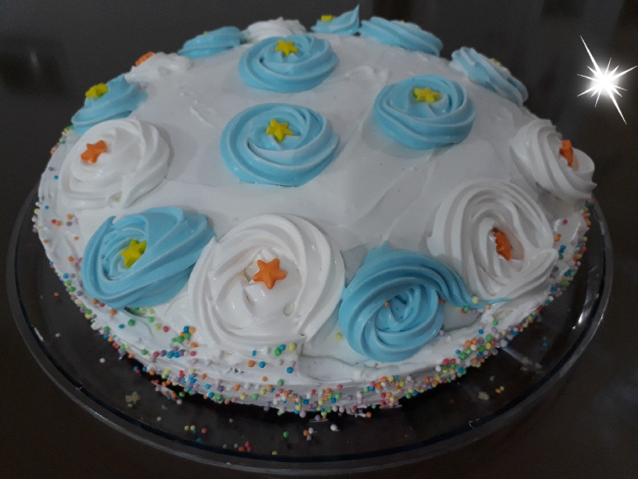 عکس کیک خامه ای برای تولد پسرخواهرشوهر