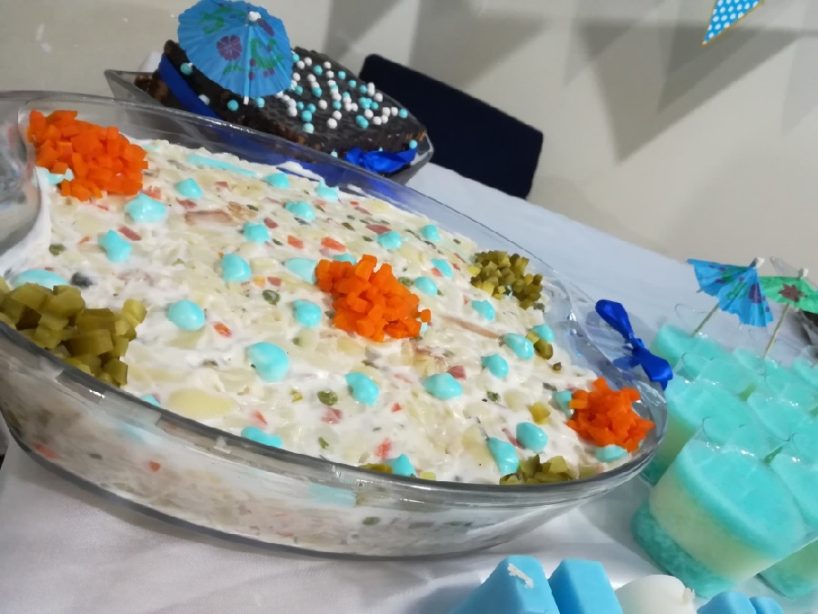 عکس سالاد ماکارونی واسه تولد پسر گلم