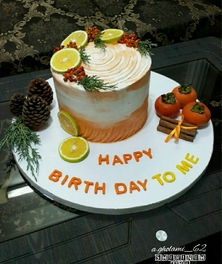 کیک تولد خودم❤