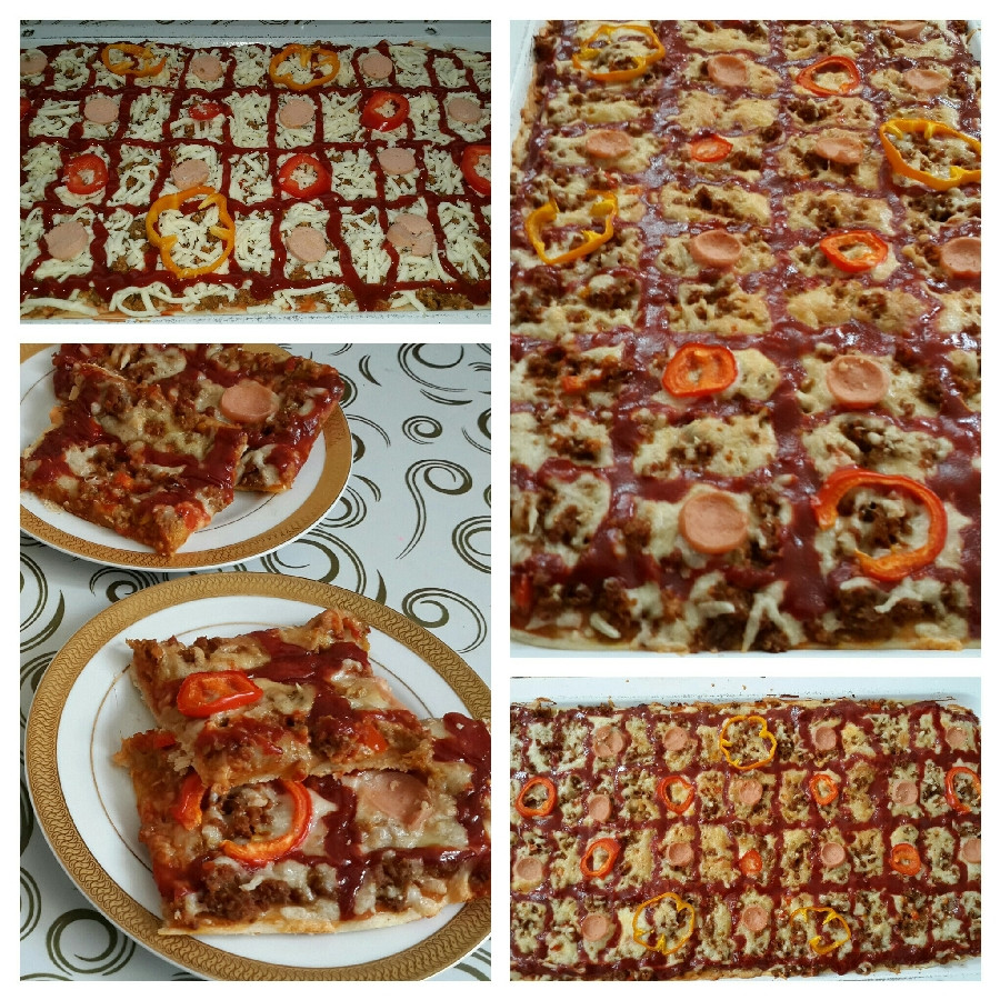 پیتزا-فلافل-کوکو مرغ