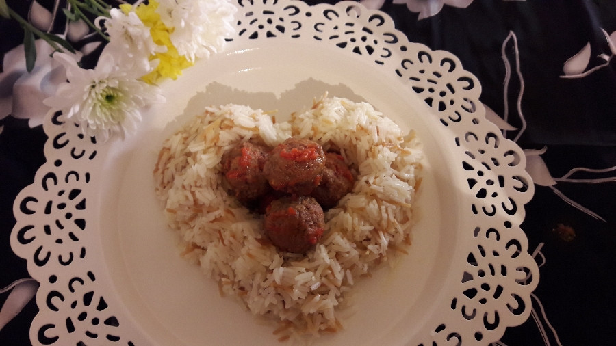 عکس رشته پلوکوفته ریزه