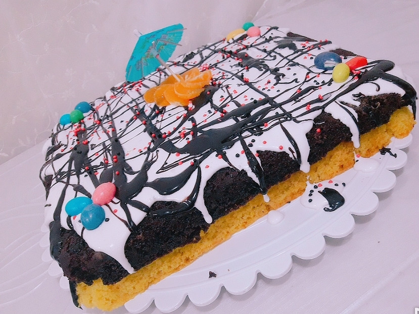 #کیک_کاراملی
#کیک_شکلاتی