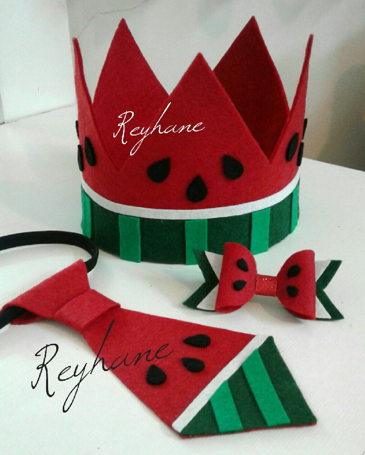 هندوانه های نمدی