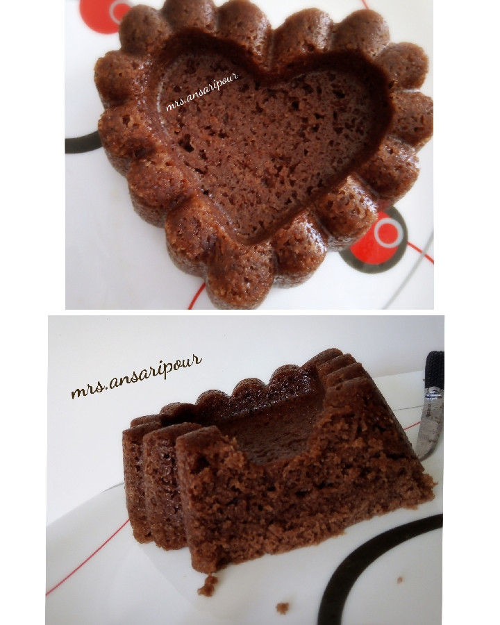 عکس کیک با قالب پلاستیکی داخل قابلمه