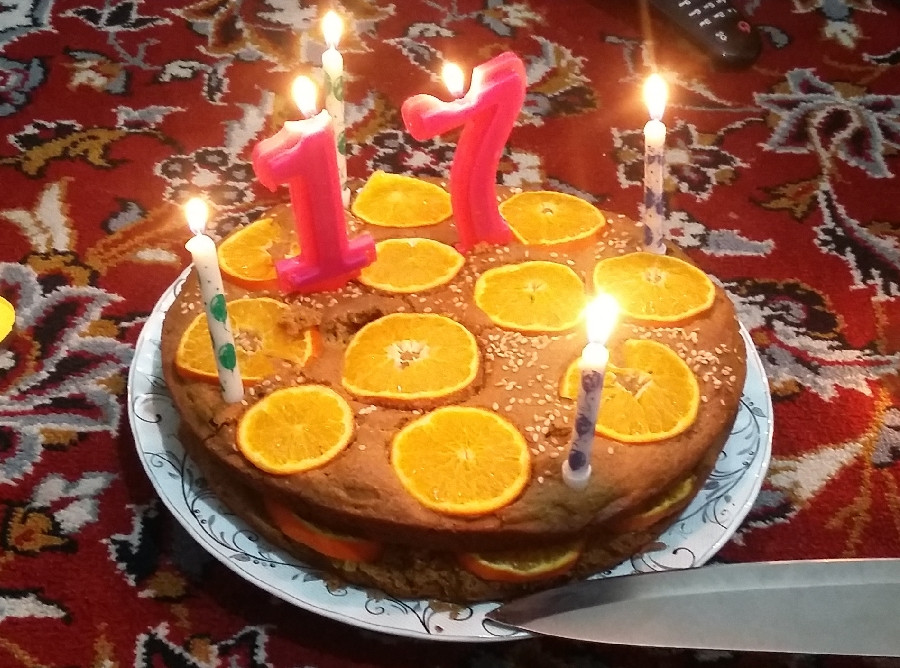 عکس کیک تولد دوستم