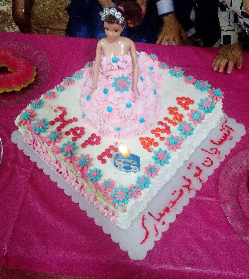 عکس کیک تولد دخترم