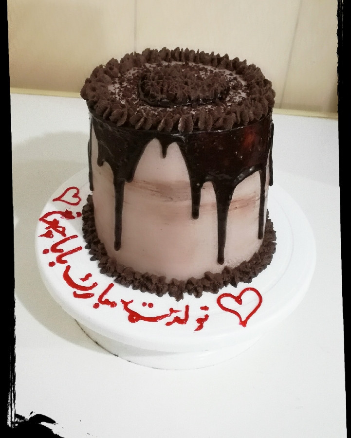 عکس کیک شکلاتی مخصوص بهترین بابای دنیا