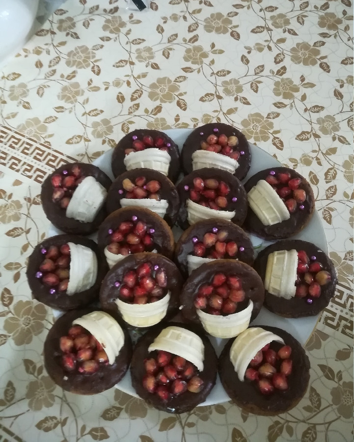 عکس شکلات اناری برای شب یلدا 