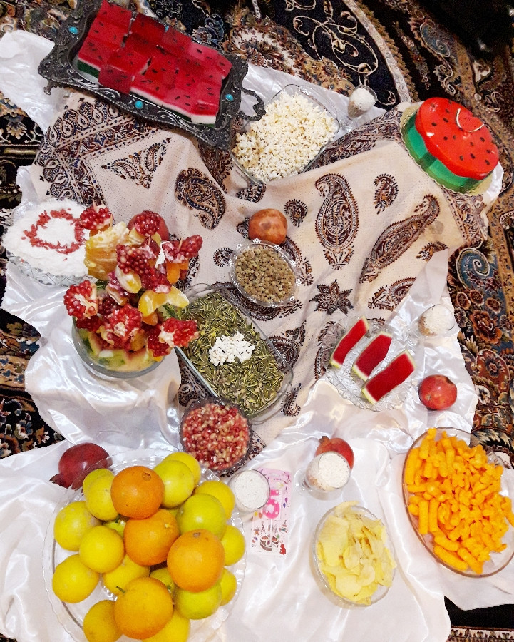 عکس سفره شب یلدا ٩٧