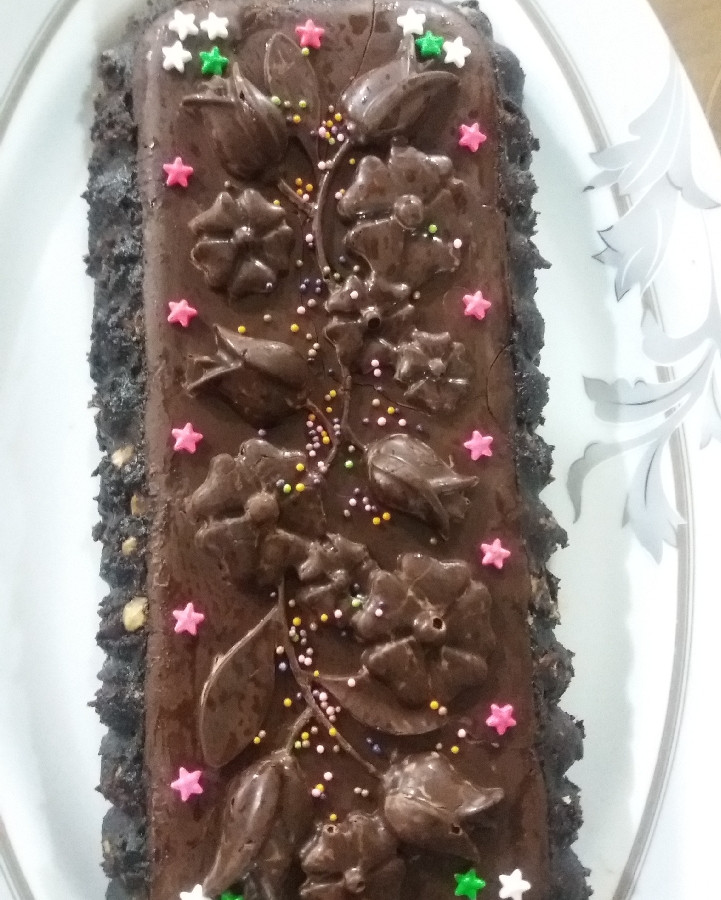 کیک یخچالی کاکائویی