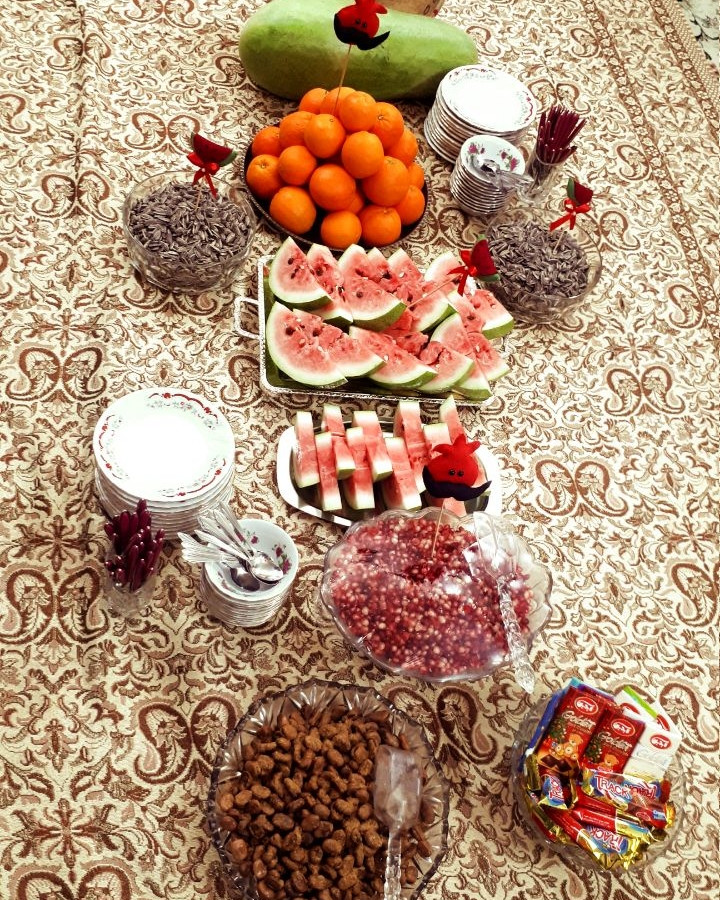 عکس یلدای منزل پدرشوهرم.....