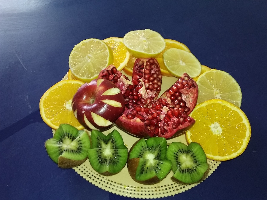 تزئین میوه هول هولکی