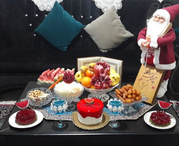 عکس چیدمان یلدایی دوستم زینب جون باسلیقه❤❤❤