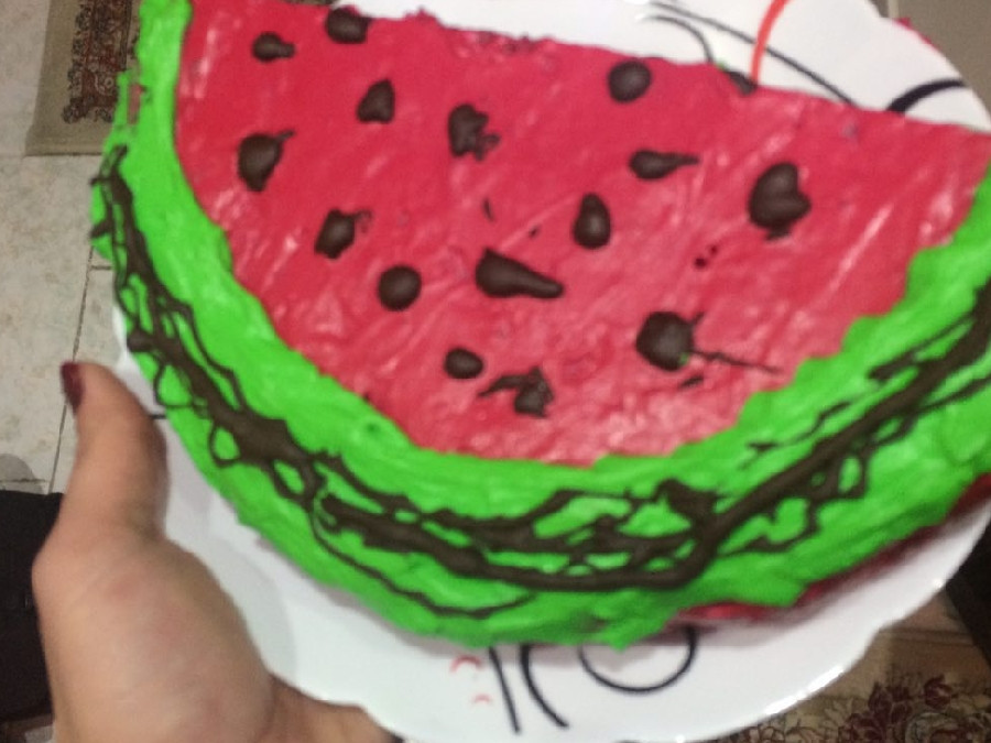 عکس کیک هندوانه