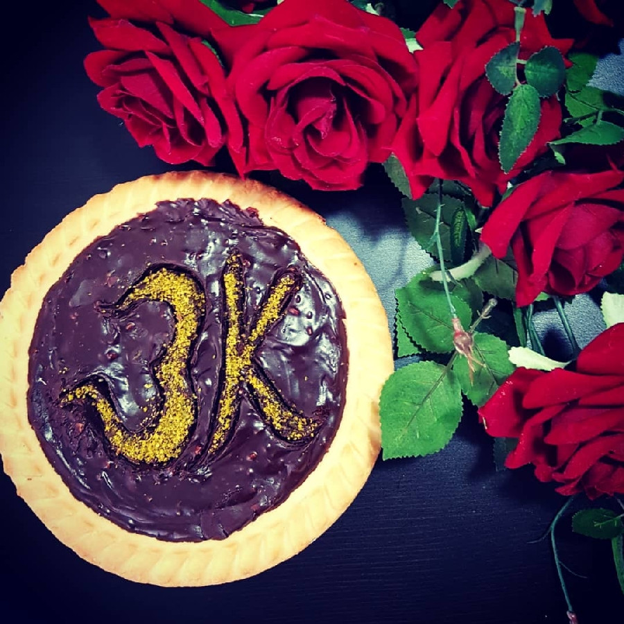 عکس تارت شکلاتی 3k شدنمون