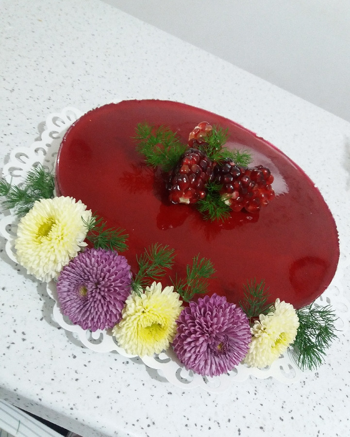 عکس چیز کیک شب یلدا