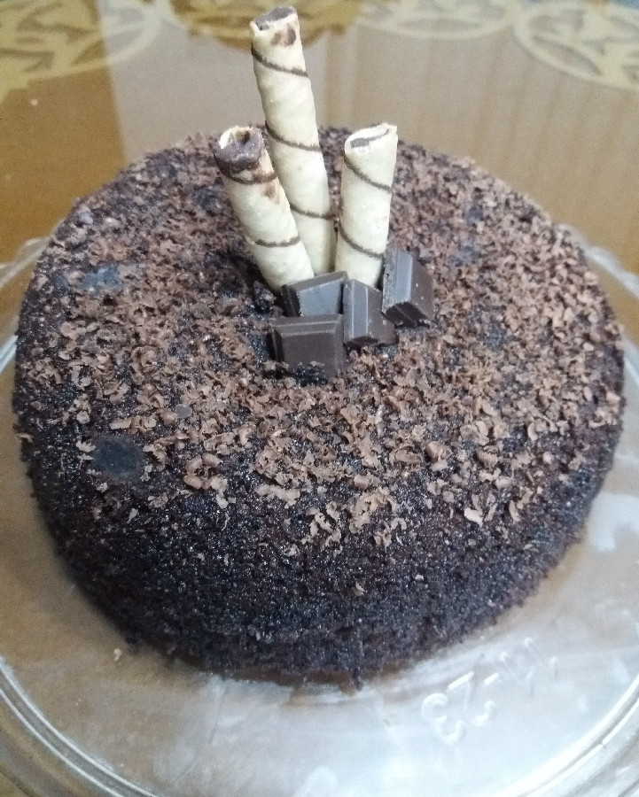 عکس کیک خیس شکلاتی-قابلمه پز