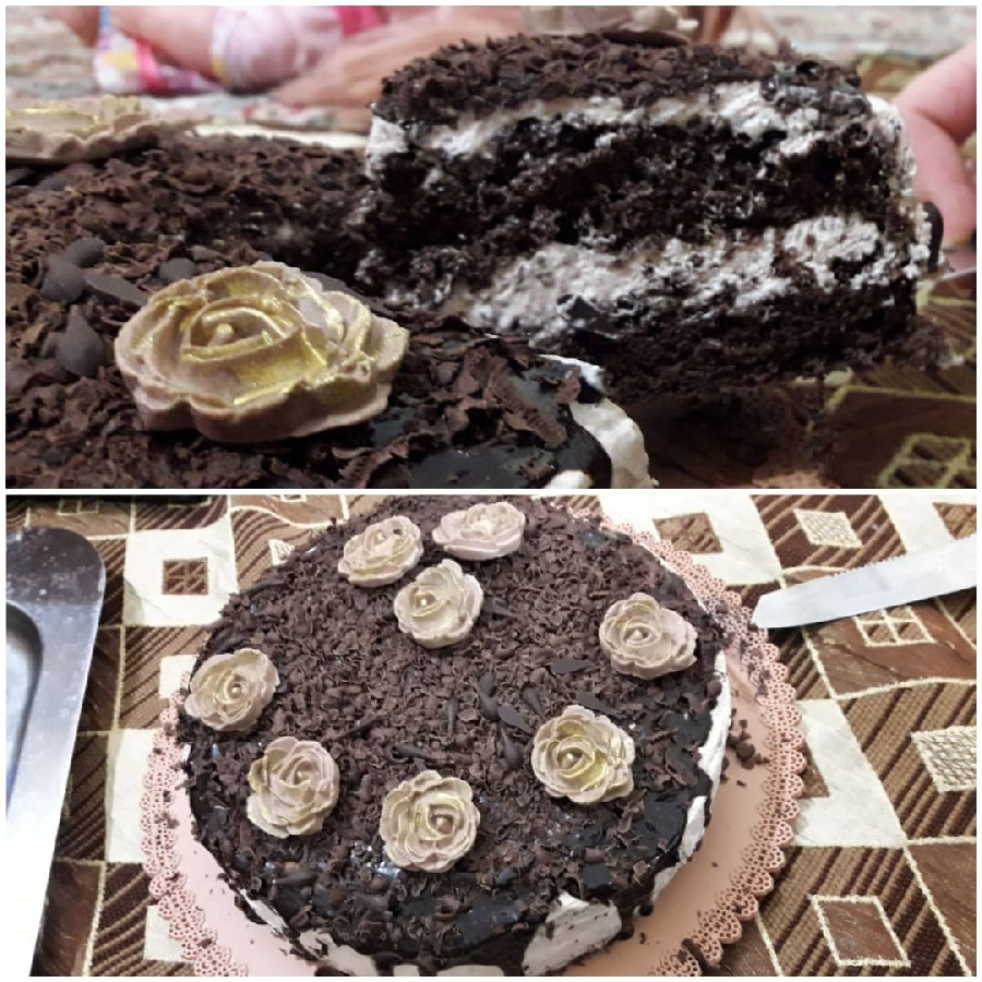 عکس کیک شکلاتی