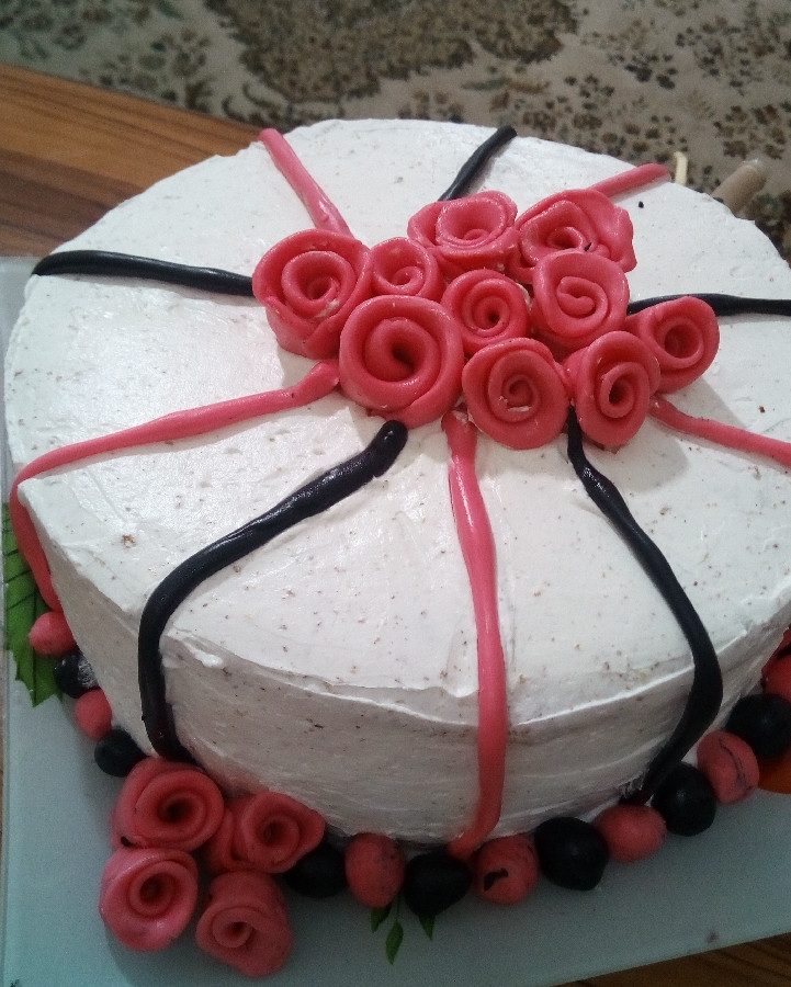 عکس کیک اسفنجی