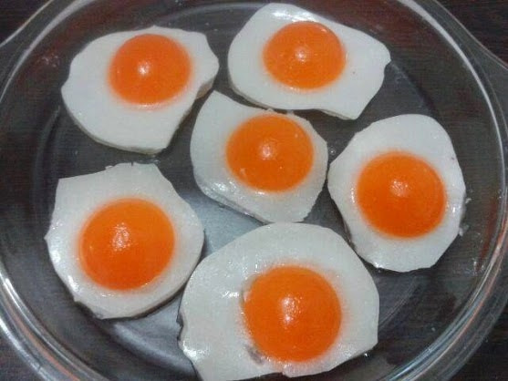 عکس ژله های تخم مرغی