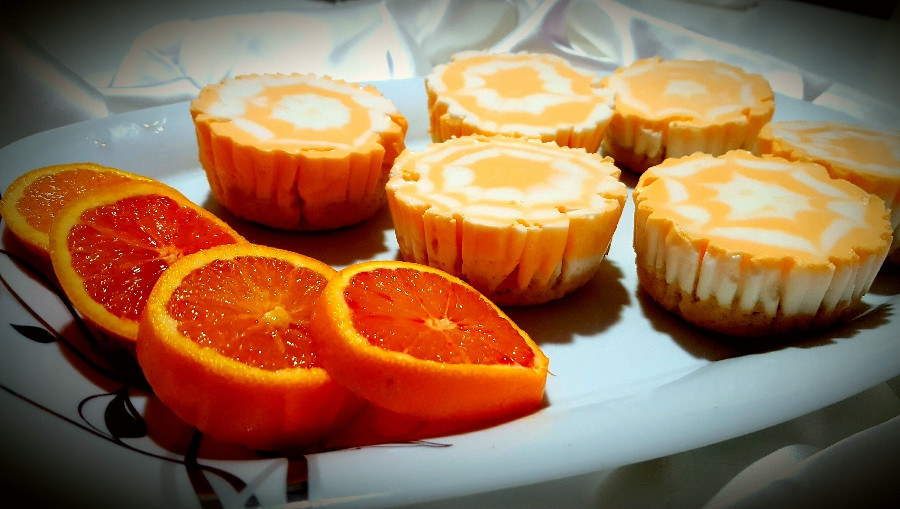 عکس چیز کیک پرتقالی..