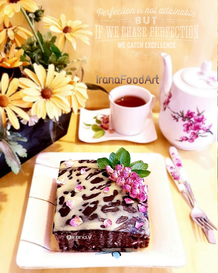 عکس کیک شکلاتی Ti Amo
