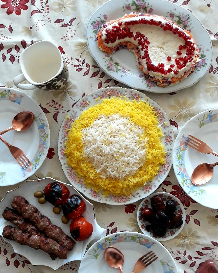 عکس کباب کوبیده لقمه ای