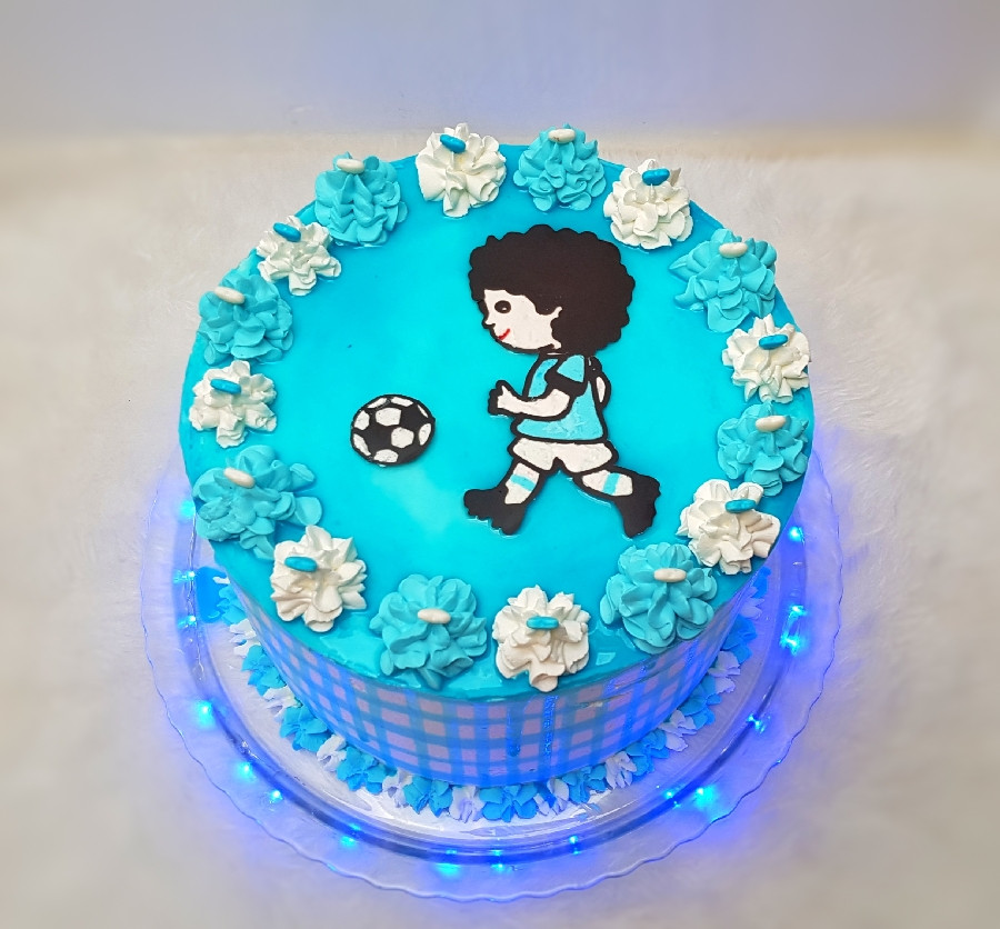 کیک آبی