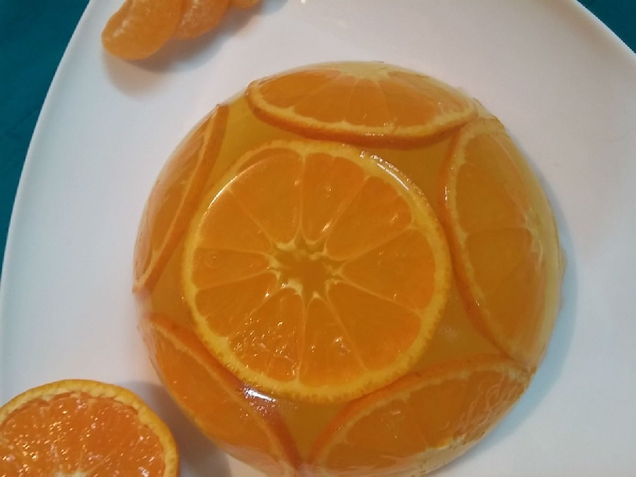 عکس ژله ی پرتقالی