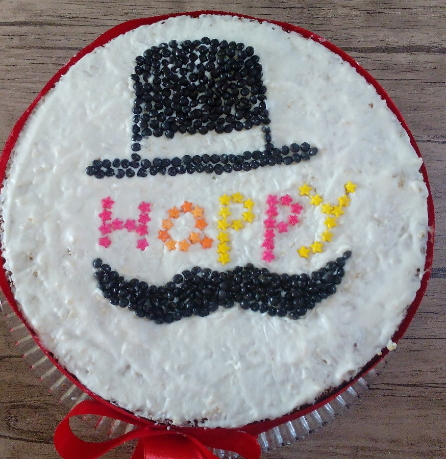 عکس کیک من واسه تولد همسر جان☺