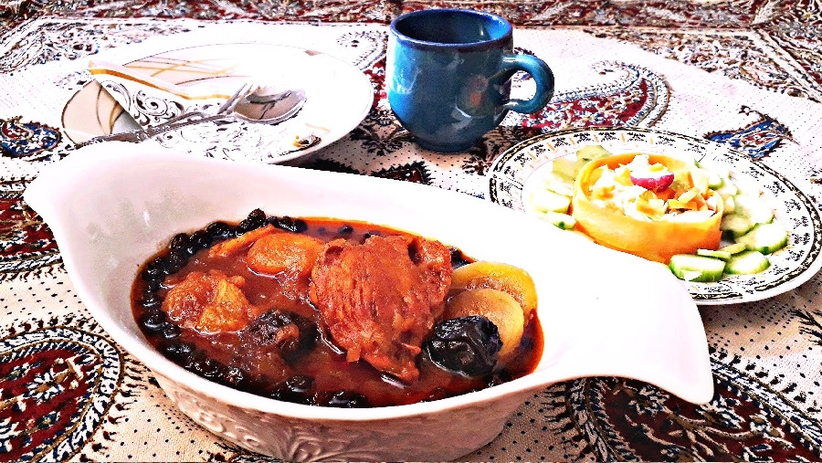 عکس ☆شیرین خورشت (خورشت آلو و قیسی)☆