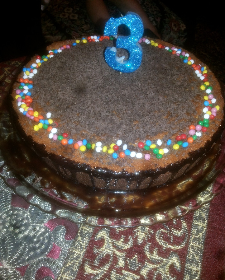 کیک من واسه تولد دختر برادرم
