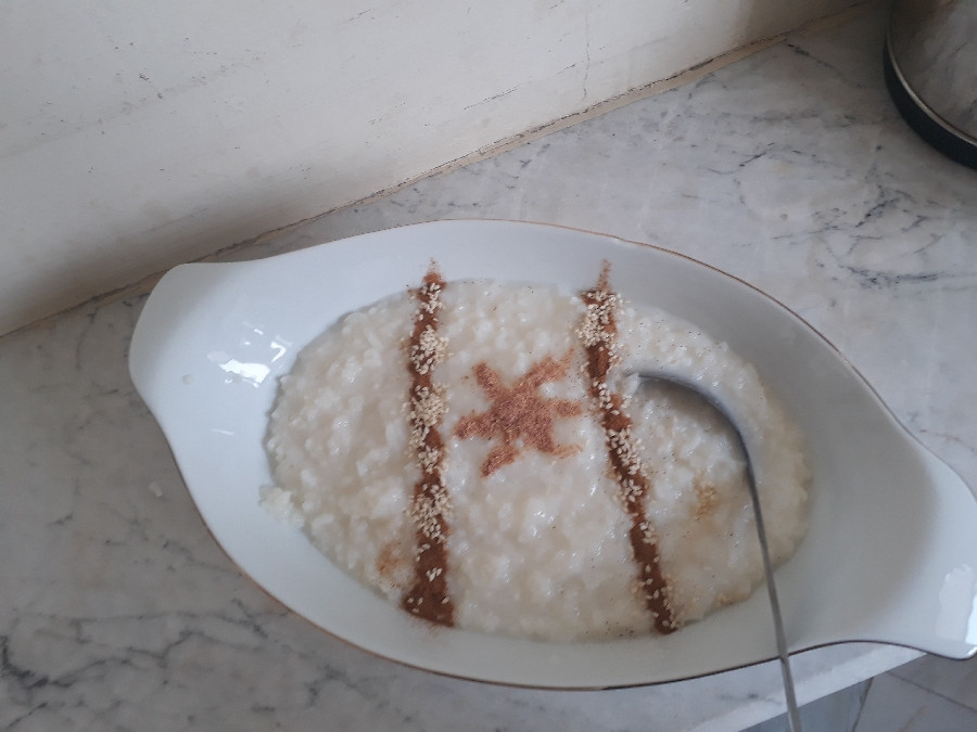 شیر برنج من وسایه بچه هام 