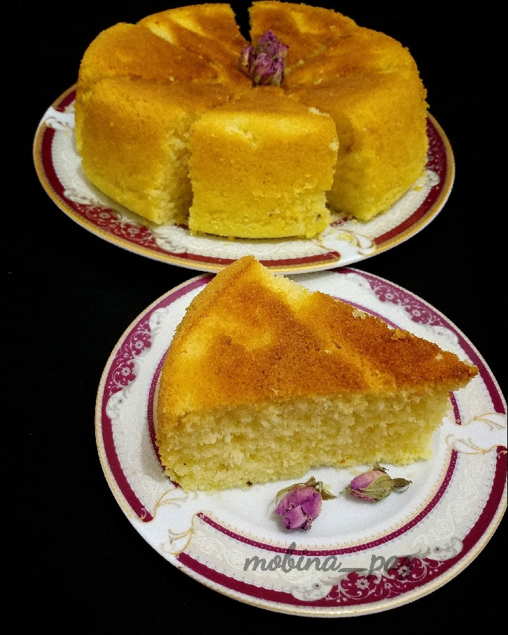 عکس کیک هل و زعفران 