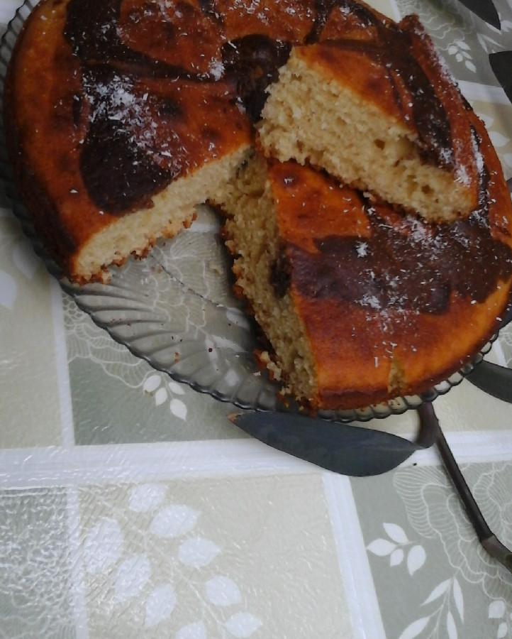 کیک زبرا (خوش مزه است)