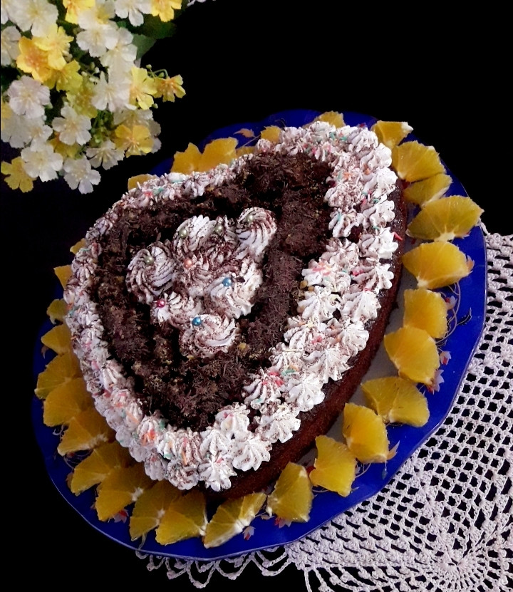 عکس کیک حلقه ای شکلاتی