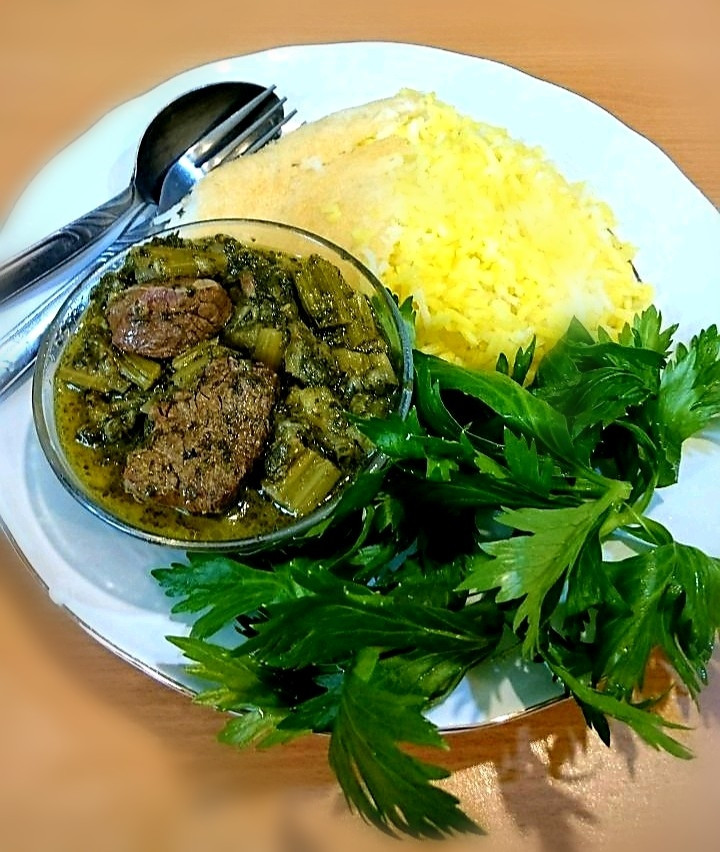 عکس خورشت کرفس جان