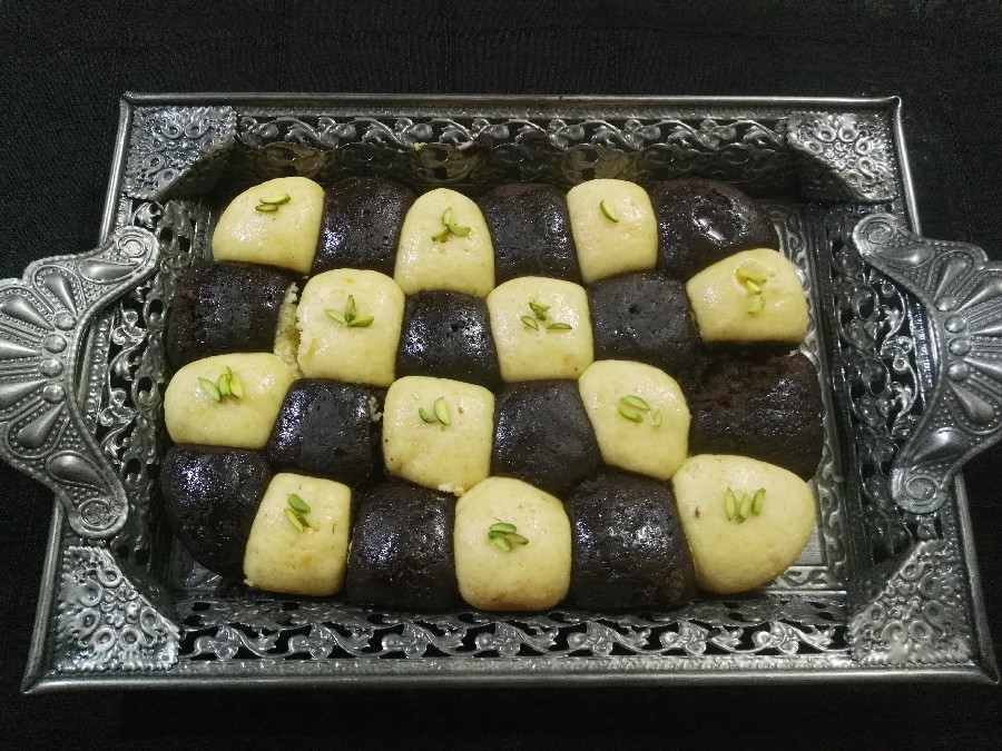 عکس کیک شطرنجی