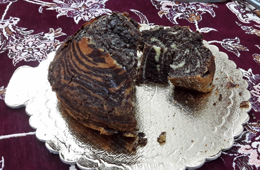 عکس کیک زبرا